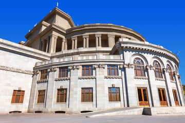 Opera and Balet National Academic Theater in Yerevan, Armenia.