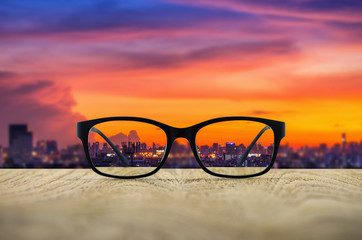clear glasses
