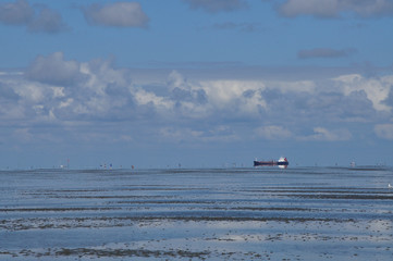 Fototapeta na wymiar Wattenmeer