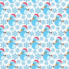 новогодний бесшовный паттерн