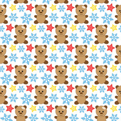 новогодний бесшовный паттерн