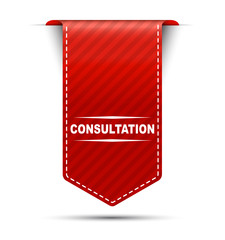 consultation, red vector consultation, banner consultation