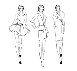 SKETCH. fashion girls
