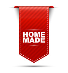 home made, red vector home made, banner home made