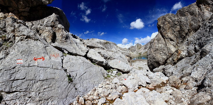 Panorama Tiroler Alpen
