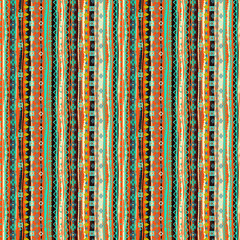 Boho style. Ethnic seamless pattern