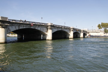 Naklejka na ściany i meble Pont de la Concorde sur la Seine à Paris 