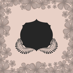 Rustic decorative style icon vector illustration graphic design