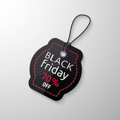 Black Friday sale tag