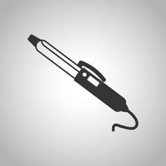 curling hair icon