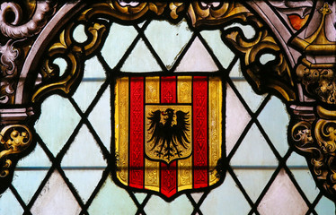 Coat of Arms of Mechelen - Stained Glass