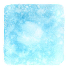 Light blue watercolor background