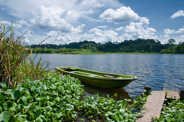 Bau Sau (Crocodile Lake) at  in Nam Cat Tien National Park (Southern Vietnam), Vietnam