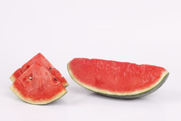 Water melon on white background
