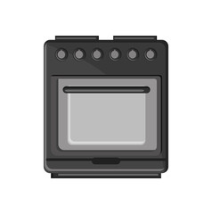 Stove machine icon. House appliances supplies and electronic theme. Isolated design. Vector illustration