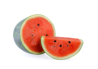 fresh watermelon on  white background
