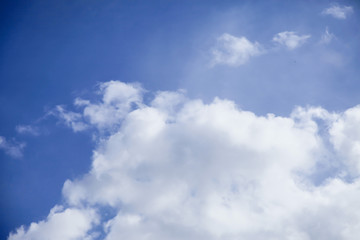 Obraz premium Blue sky with clouds.