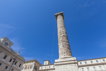 Fototapeta na wymiar Column of Marcus Aurelius in Rome