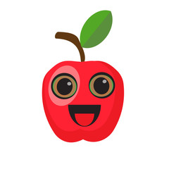 cartoon apple character