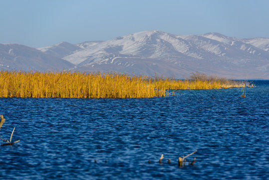Majestic view of lake Sevan, Armenia