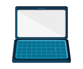 Laptop icon. Device gadget technology and electronic theme. Isolated design. Vector illustration