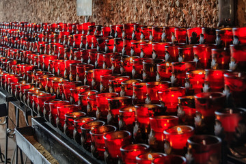 Prayer Candles, Frank Lloyd Wright, Chapel of the Holy Cross, Sedona, Arizona