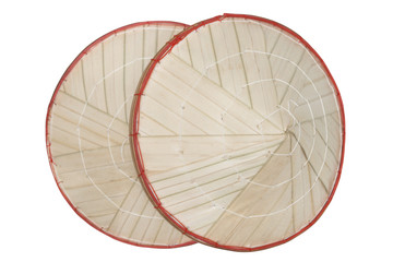 Vietnamese conical hat isolated on white background
