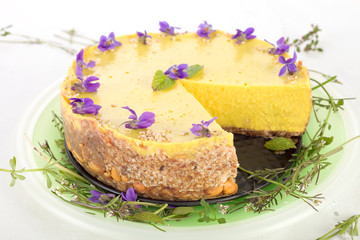 Vegane Mango- Torte