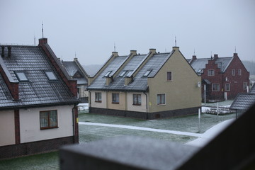 Snowing