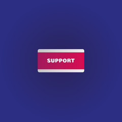 abstract support button