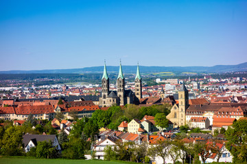 Fototapeta na wymiar Panorama von Bamberg