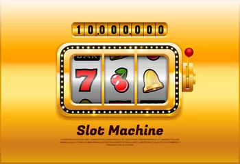 Deurstickers slot machine © gorralit