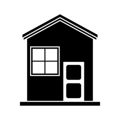 House icon. Home real estate building and residential theme. Isolated design. Vector illustration