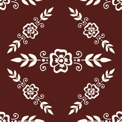 Mehendi pattern illustration