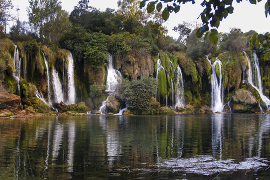 Kravice (also Kravica) waterfall in Bosnia and Herzegovina - nat