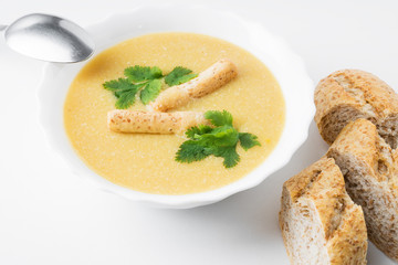 plate of pea soup