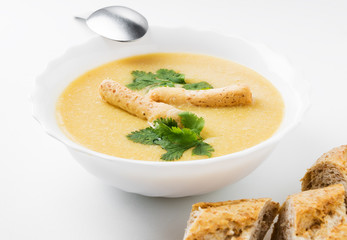 plate of pea soup