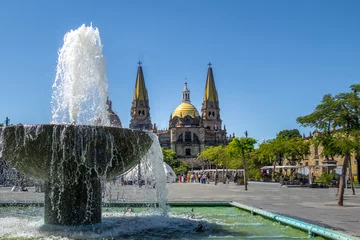 Fototapeten Kathedrale von Guadalajara - Guadalajara, Jalisco, Mexiko © diegograndi
