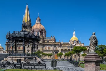 Fotobehang Kathedraal van Guadalajara - Guadalajara, Jalisco, Mexico © diegograndi