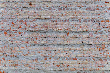 Texture of old vintage brick wall