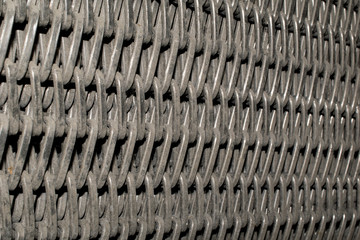 Steel wire mesh,a metal basket weave design, industrial roll of the conveyor belt