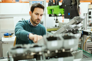 Students engineering class project