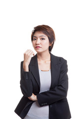 Beautiful young Asian business woman.