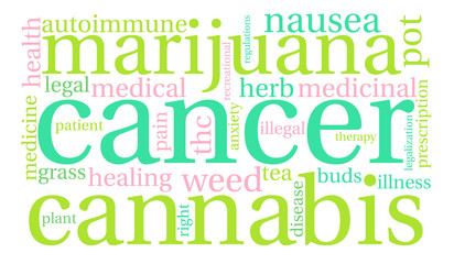 Cancer Marijuana Word Cloud