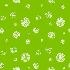 Vector Abstract retro  seamless with circle