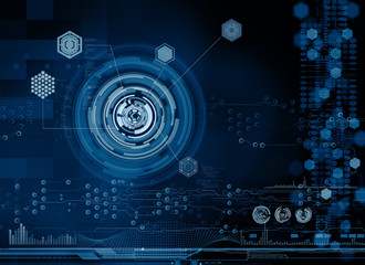 Obraz premium abstract tech design