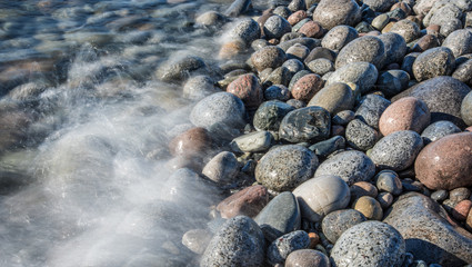 Steine in der Brandung