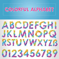 Buntes Alphabet