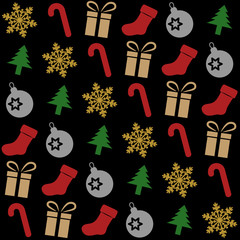 simple seamless christmas pattern