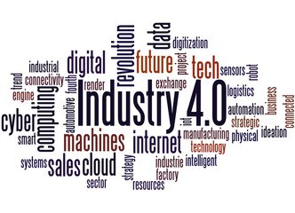 Industry 4.0, word cloud concept 2